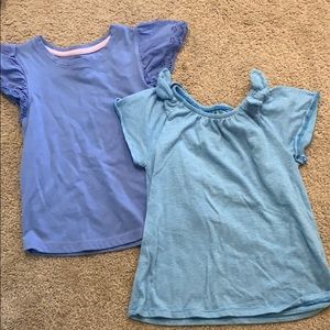 Girls cat and jack tops size 5 and XS